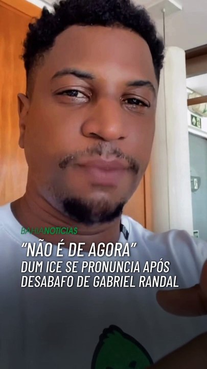 Dum Ice se pronuncia após desabafo de Gabriel Randal: “Não é de agora”
