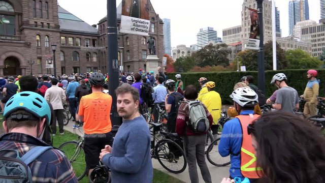 Rally and ride for safer streets (Queen's park)