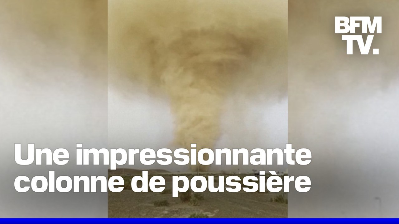 Émirats arabes unis: une impressionnante colonne de poussières s'est formée