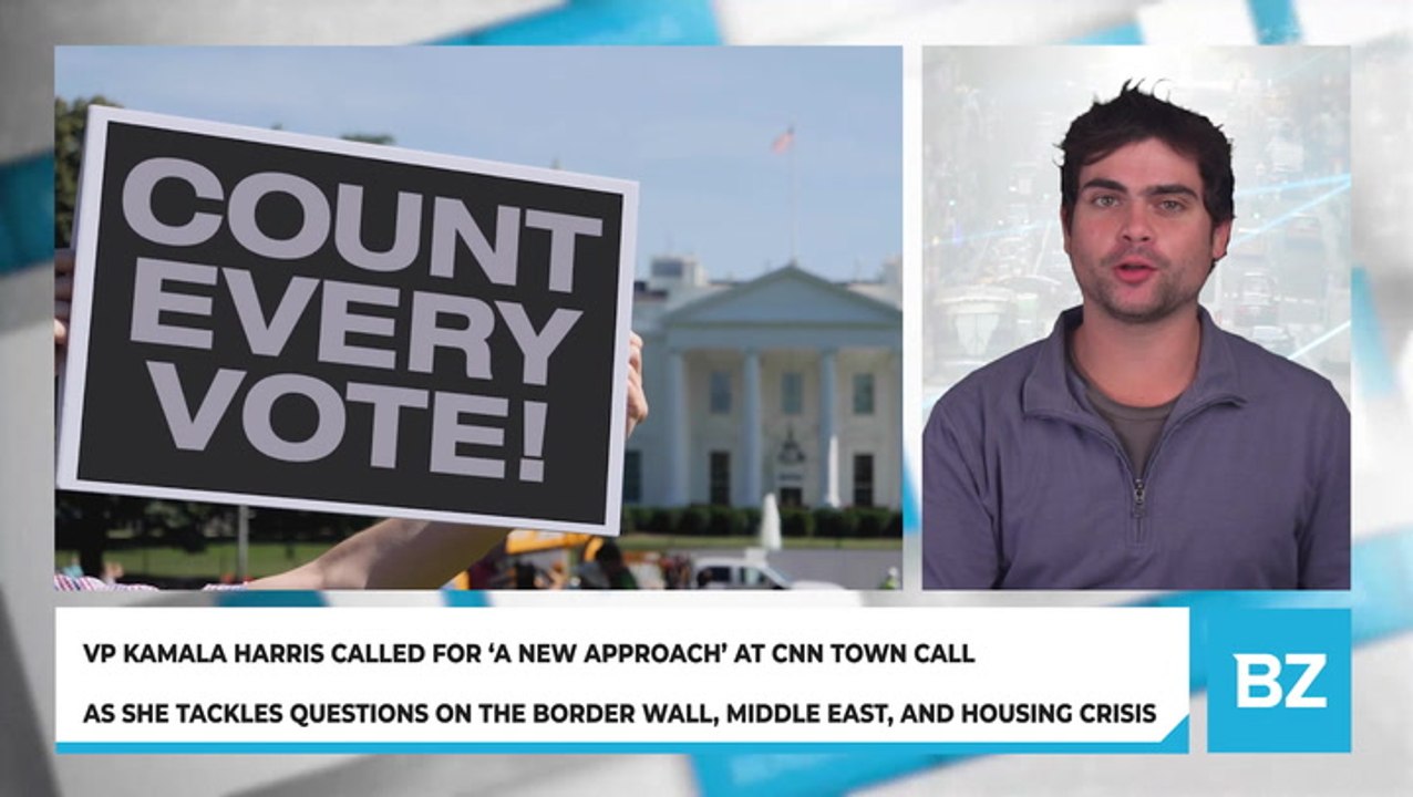 VP Kamala Harris Called For 'A New Approach' At CNN Town Call As She Tackles Questions On The Border Wall, Middle East, And Housing Crisis