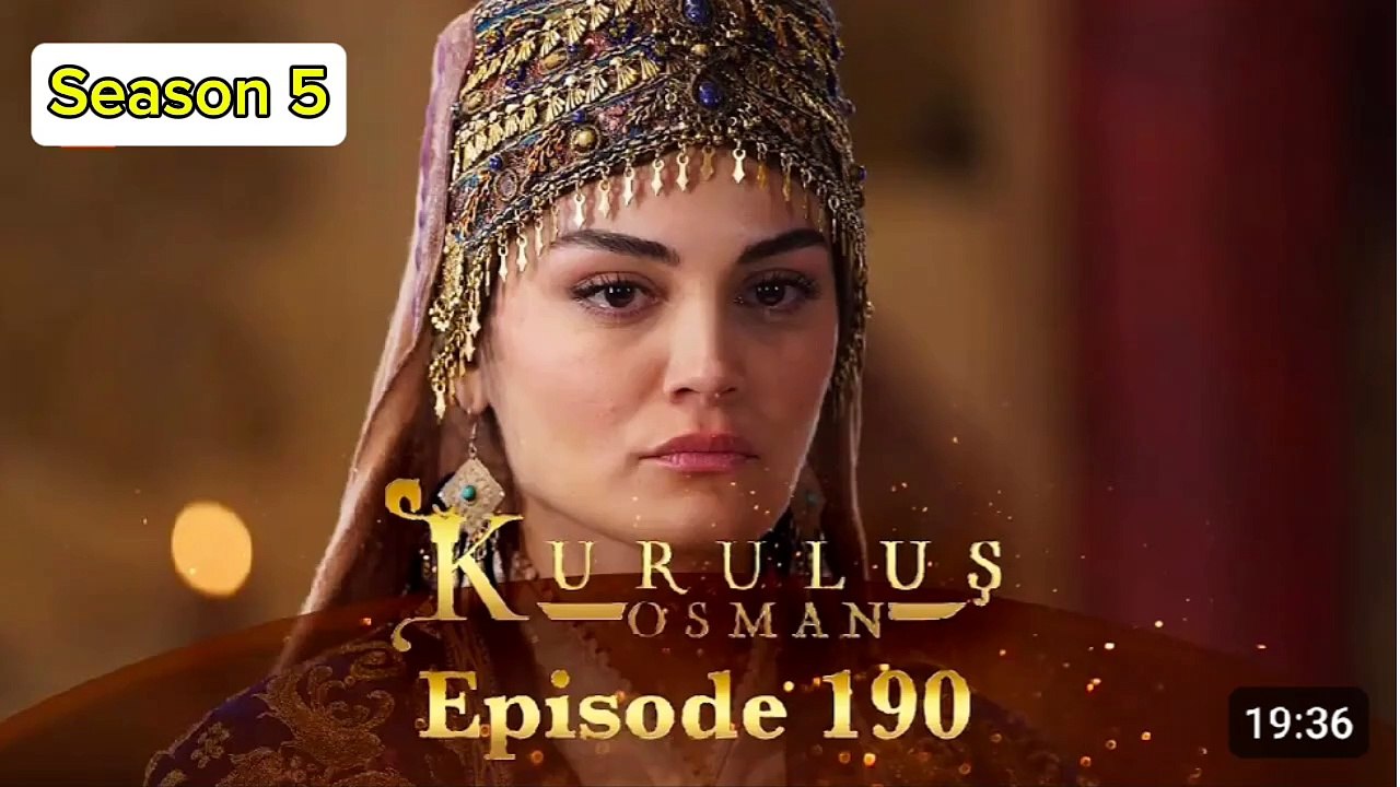 Kurulus Osman Season 05 Episode 190 - Urdu Dubbed | Sun Digital HD Channel