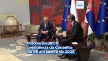 Tusk diz a Vučić que apoia entrada da Sérvia na União Europeia