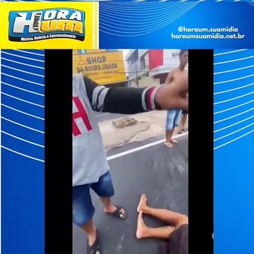 Briga entre motoqueiros termina com idoso atropelado na Grande Circular