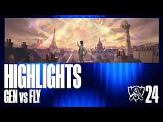 Highlights | GEN vs. FLY - Game 1 | 2024 Worlds | Quarter Finals