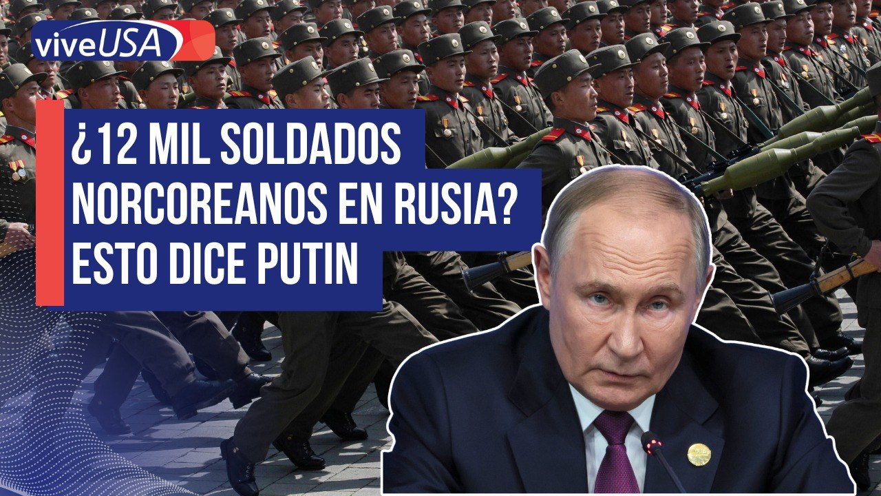 ¿12 mil soldados norcoreanos desplazados a Rusia? Esto dicen Putin