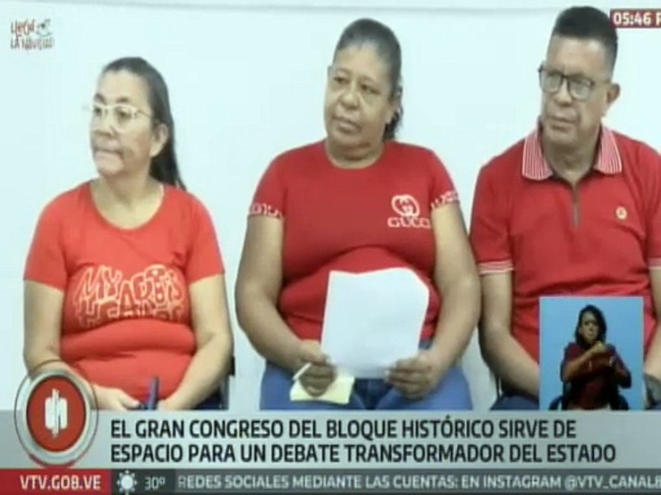 Comunidades del mcpio. Libertador se preparan para participar en el Congreso del Bloque Histórico