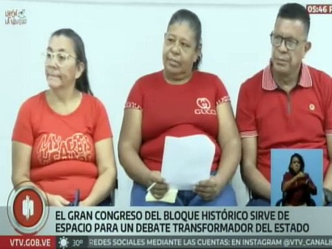 Comunidades del mcpio. Libertador se preparan para participar en el Congreso del Bloque Histórico
