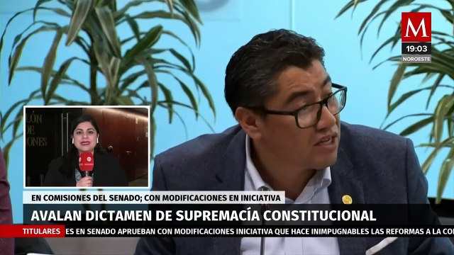 Comisiones del Senado aprueban iniciativa para impugnaciones a reformas constitucionales