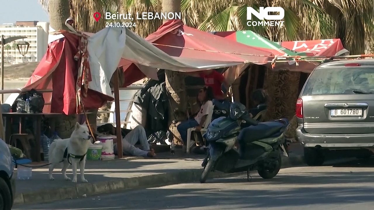 Libano, attacchi israeliani: a Beirut quartiere balneare diventa ritrovo per gli sfollati
