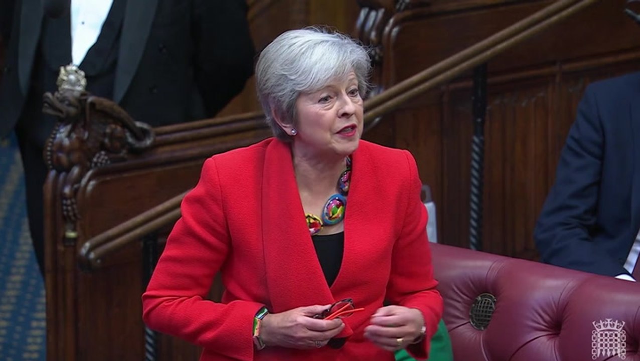 Theresa May attempts Scottish accent in House of Lords first speech