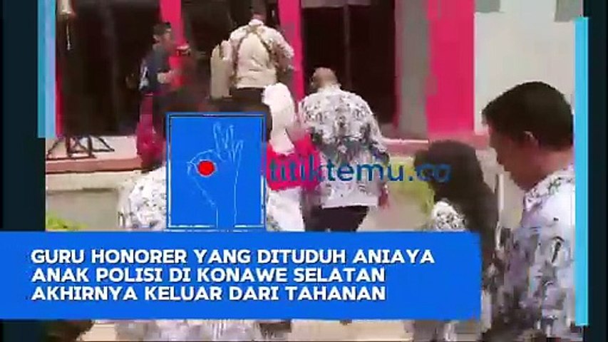 Guru Honorer yang Dituduh Aniaya Anak Polisi Akhirnya Keluar dari Tahanan