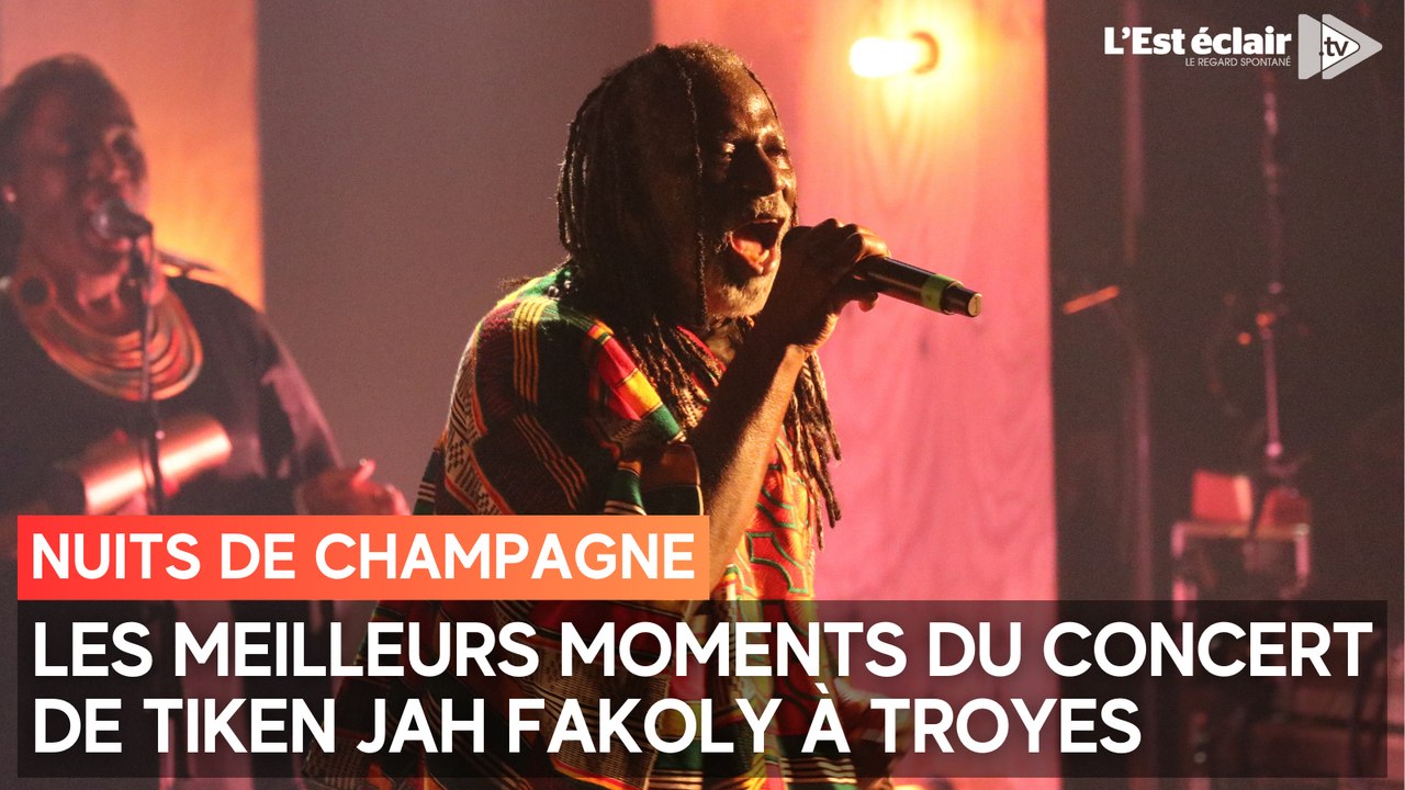 Les meilleurs moments du concert de Tiken Jah Fakoly aux Nuits de Champagne 2024