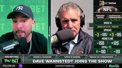 Dave Wannstedt Discuss the Bears vs Commanders game in Week 8