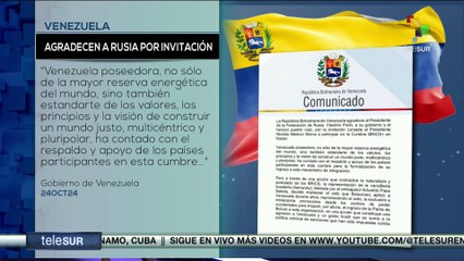 Gobierno de Venezuela agradeció al presidente de Rusia, Vladímir Putin