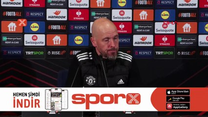 Erik ten Hag: "Fenerbahçe ile finalde karşılaşmak güzel olur"