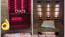 220v 500w frosted tube halogen heat lamps can be used in sauna room