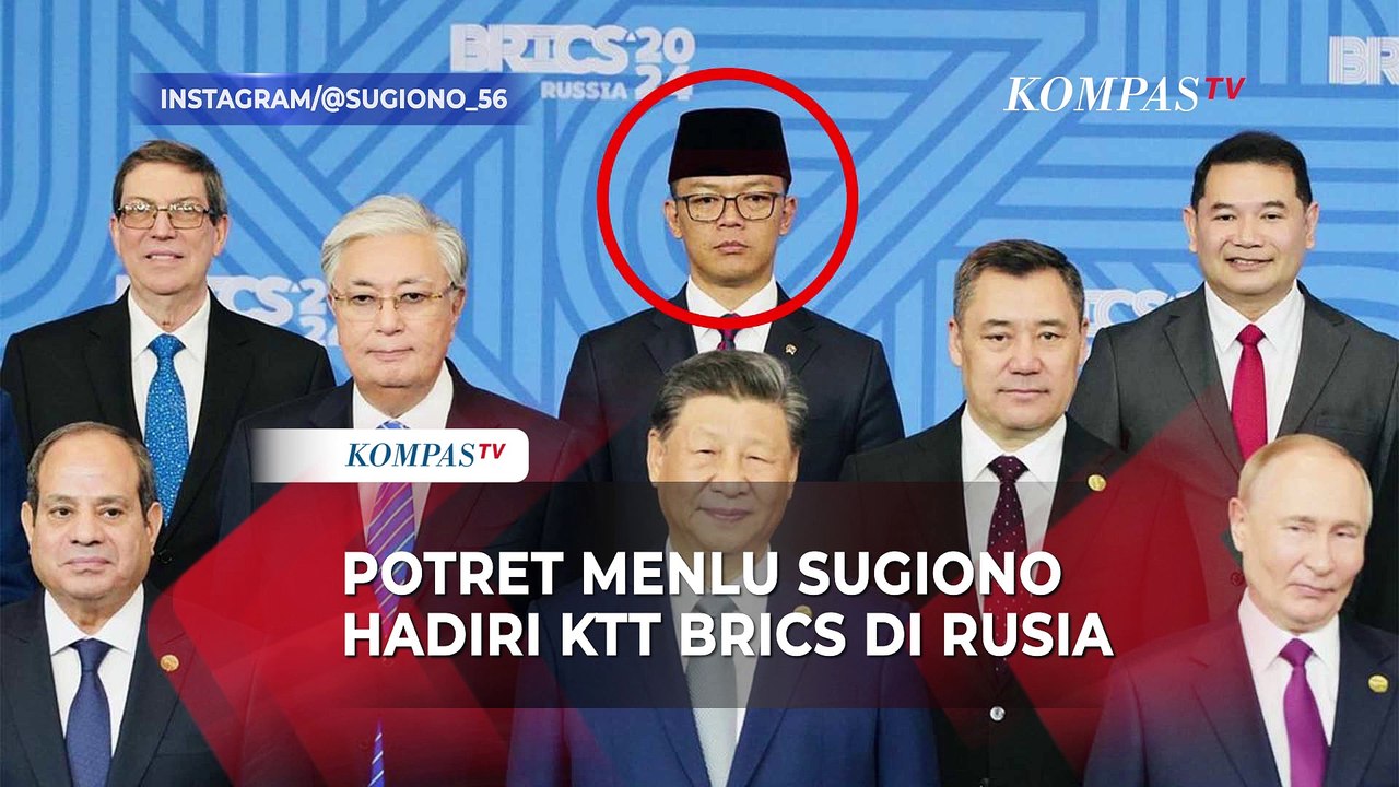 Potret Menlu Sugiono Foto Bersama Putin hingga Xi Jinping saat Hadiri KTT BRICS di Rusia