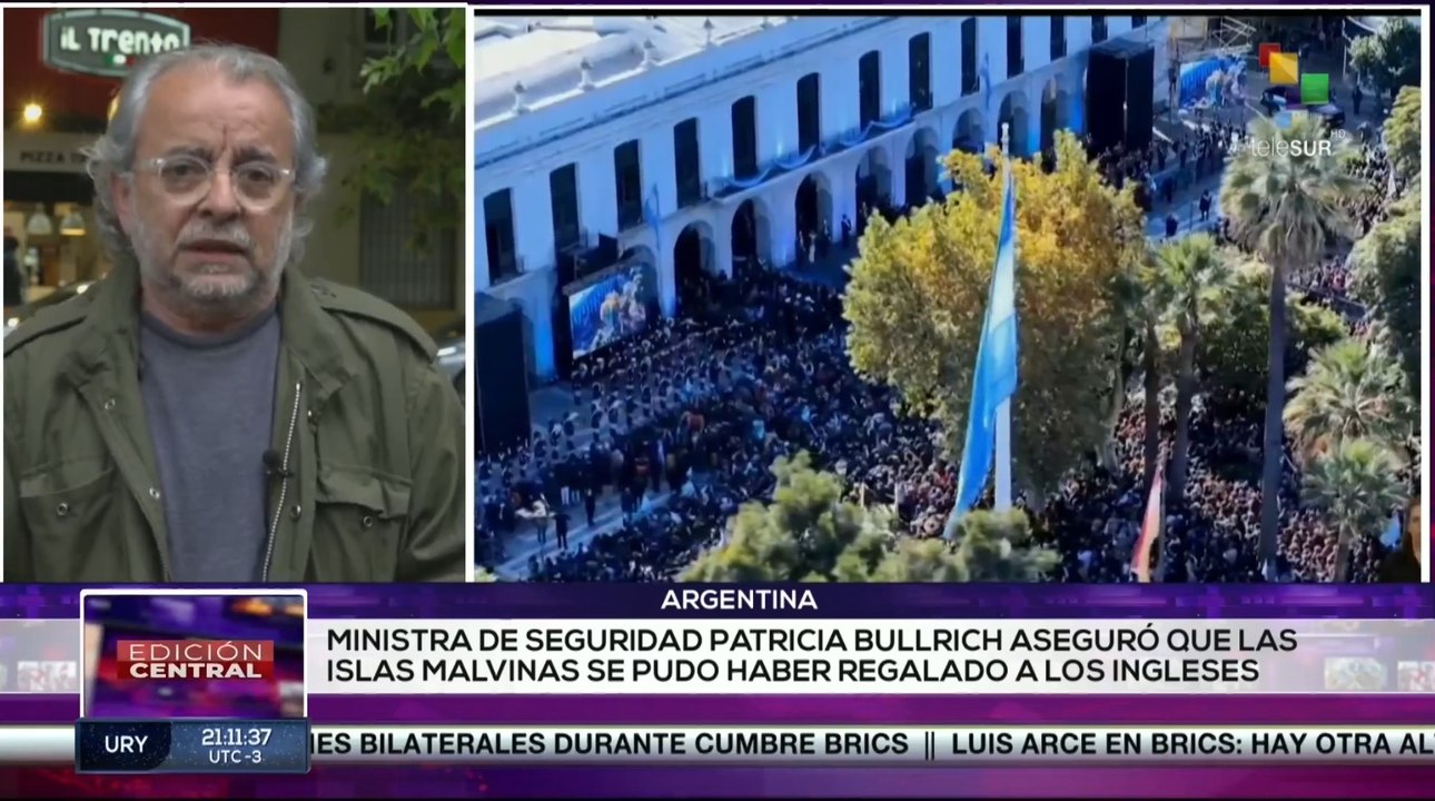 Canciller de Argentina se refirió a las islas Malvinas como "falklands"