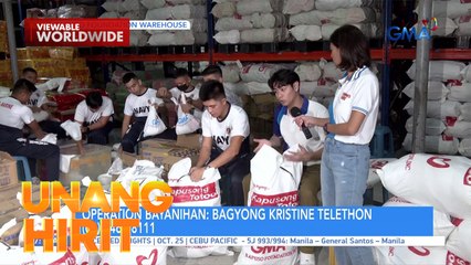 Tuloy-tuloy na pag-pack sa Kapuso Foundation Warehouse | Unang Hirit