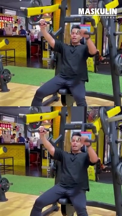 Senaman Menggunakan Mesin Incline Chest Press