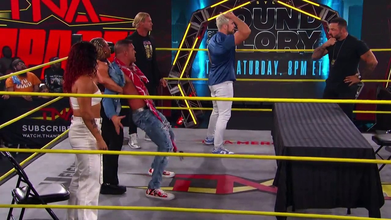 TNA Wrestling - COBRA! @milanmiracle takes care of business along side @joehendr