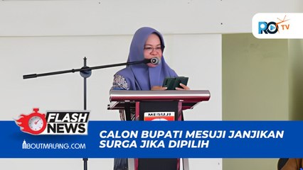 CALON BUPATI MESUJI LAMPUNG VIRAL DENGAN JANJI MASUK SURGA UNTUK PENDUKUNGNYA