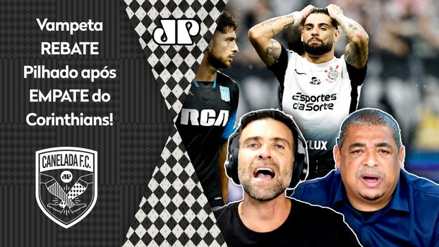 EU NÃO CONCORDO! SÓ QUEM JOGOU SABE! Cara, o Corinthians contra o Racing... Vampeta REBATE Pilhado