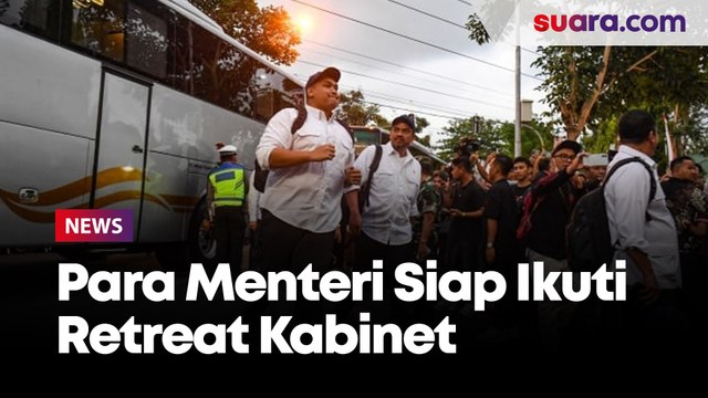 Tiba di Kompleks Akmil, Para Menteri Siap Ikuti Retreat Kabinet Merah Putih