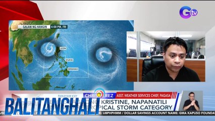 Panayam kay Chris Perez, Asst. Weather Services Chief ng PAGASA (October 25, 2024) | Balitanghali