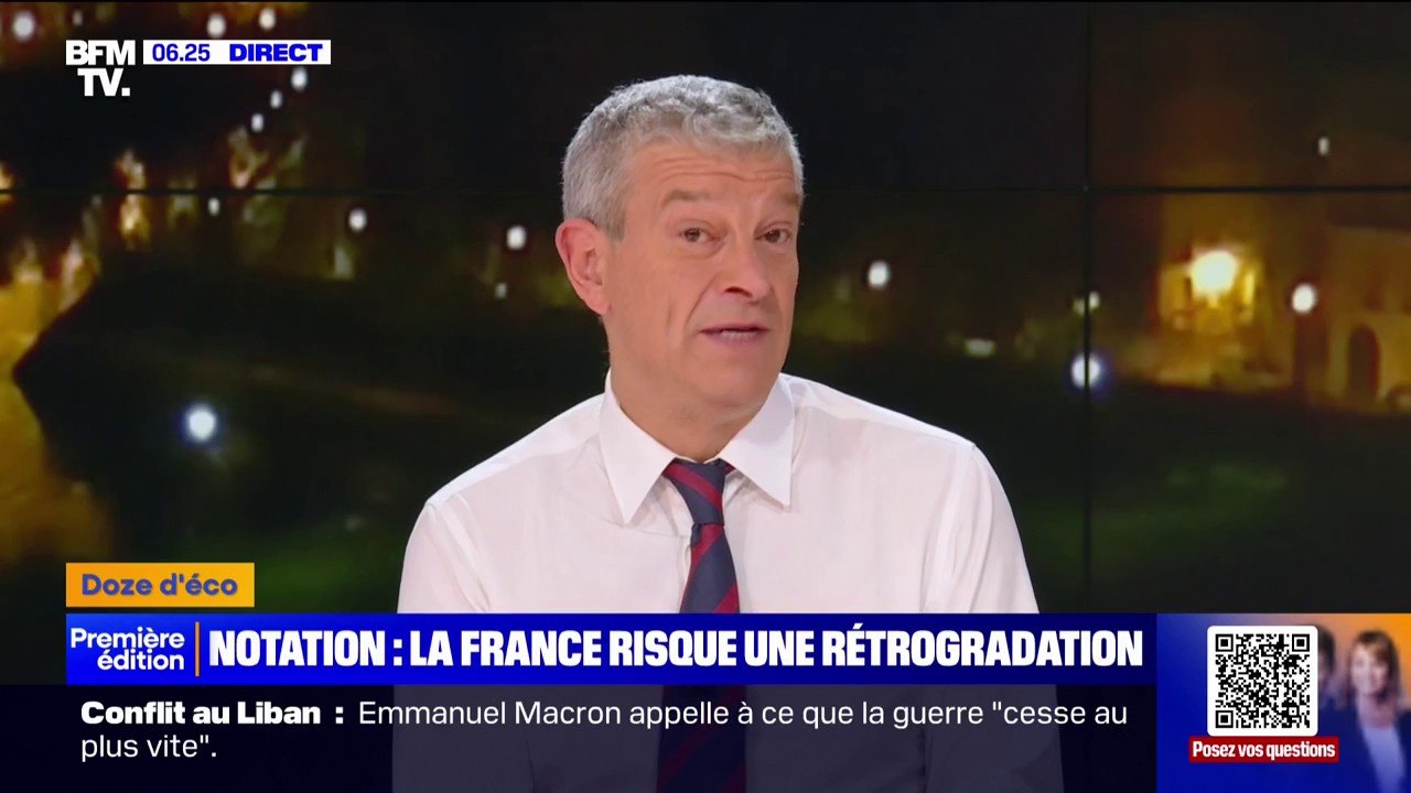 Déficit: la note de la France risque d'être dév...