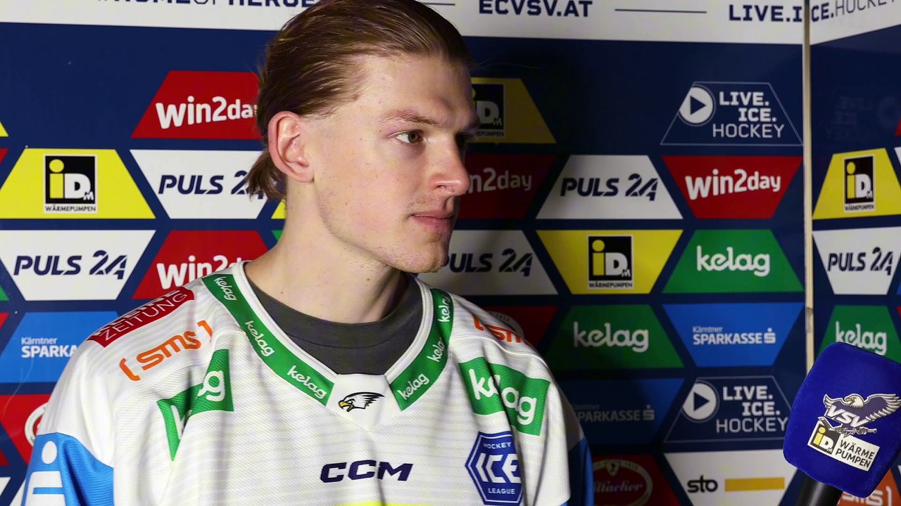 Chase Pearson (VSV) vor dem Duell gegen Linz