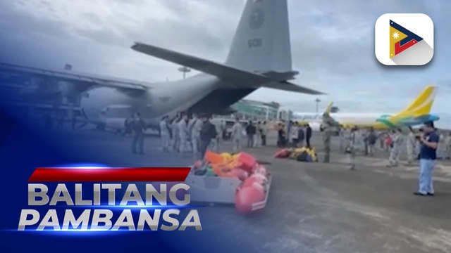 Karagdagang kagamitan para sa emergency response at relief items, dumating na sa Bicol