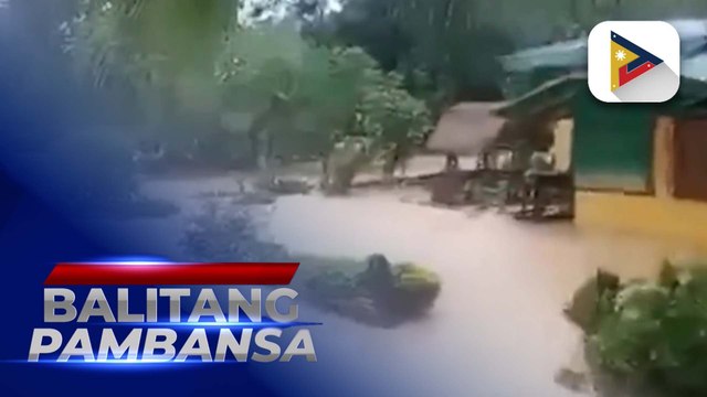 Nasa 10 bahay sa Brgy. Villa Rey sa Echague, Isabela, nalubog sa baha dahil sa pag-apaw....