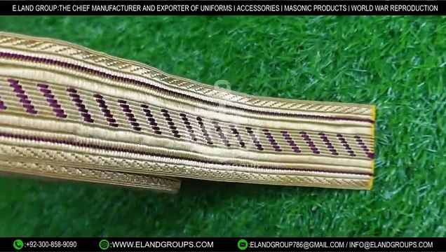 Wholesale gold braid for uniforms , Metallic Military Braid , Military Gold Braids Wholesale,