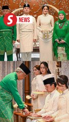 Download Video: Pahang royal wedding: Tengku Muhammad weds Tengku Natasya