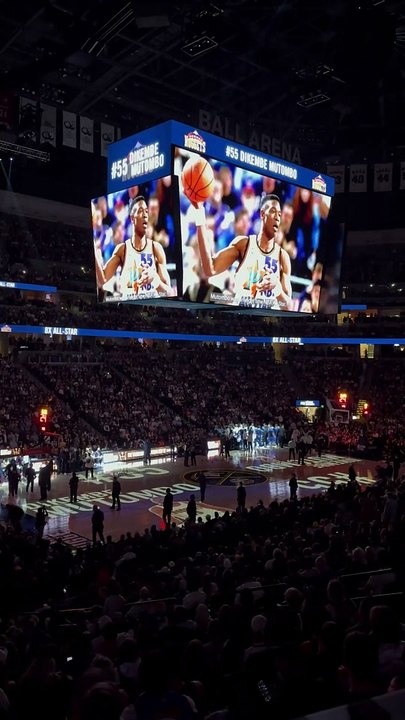 L'hommage des Nuggets à Dikembe Mutombo