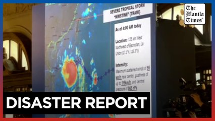 Marcos gets updates on 'Kristine' relief efforts