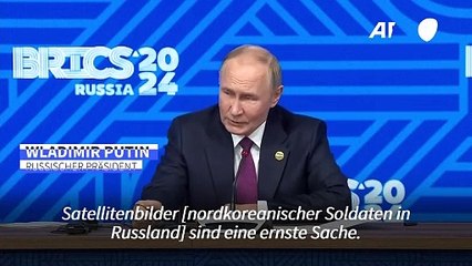 Putin bestreitet Einsatz nordkoreanischer Soldaten nicht