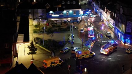 Huge emergency response to fire in Bognor Regis