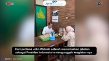 Jokowi Unggah Kegiatan Pertama Setelah Purna Tugas, Makan Sate Bersama Ibu Iriana