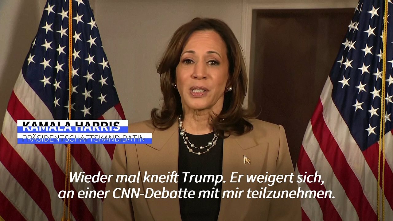 'Erschöpft': Harris bezweifelt Trumps Eignung als US-Präsident
