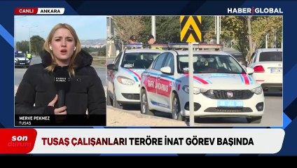 TUSAŞ çalışanları teröre inat görev başında