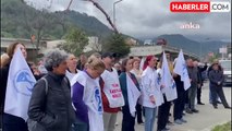 SES Artvin'den Yenidoğan Çetesi Protestosu