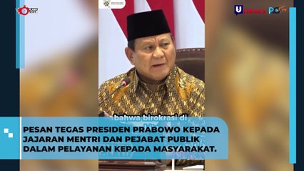 Pesan Prabowo Kepada Jajaran Menteri : Tidak Patuh dan Tidak Bekerja Keras untuk Bangsa, Negara dan Rakyat akan Copot Segera