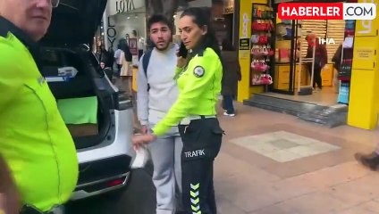 Polisten Kaçan Motosikletli, Muhabiri Tehdit Etti