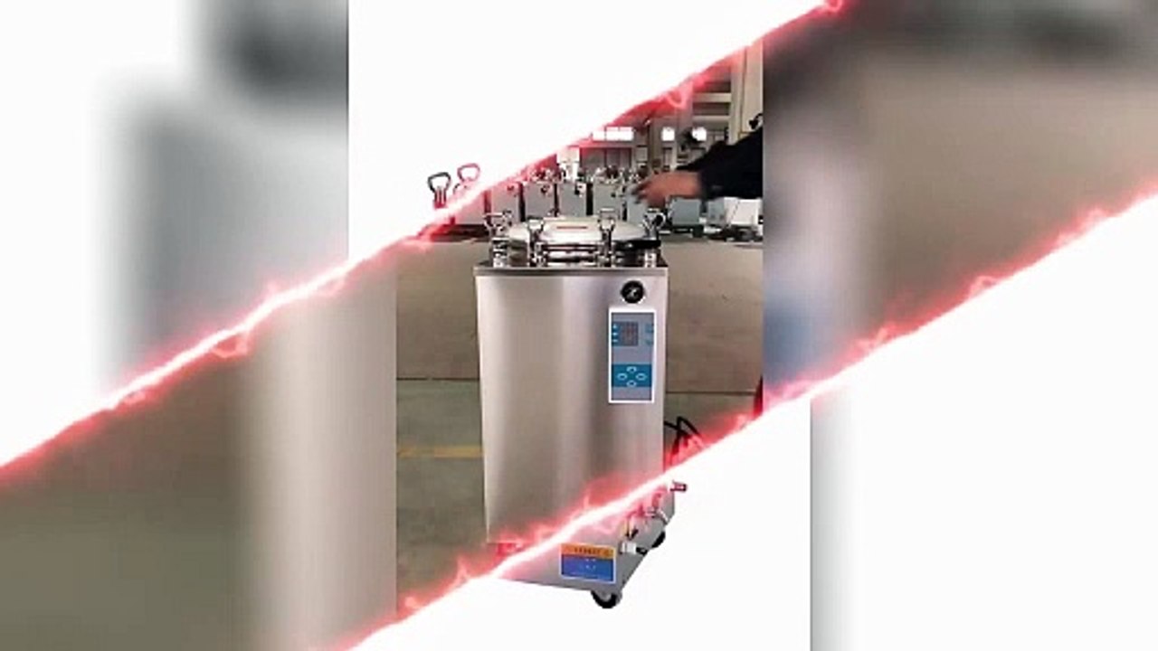 How to USE 35L-150L Tabletop Portable Automatic Large Vertical High Pressure Steam Autoclave Sterilizer 105℃-134℃
