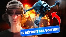 J'AI CASSÉ MA VOITURE AVEC MON DRONE FPV !