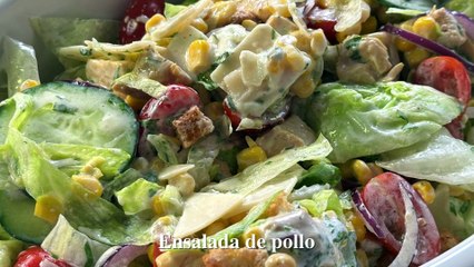 Ensalada de pollo Enrique Sánchez