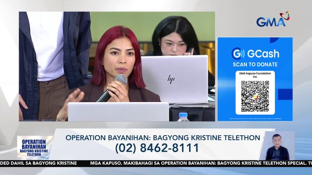 Glaiza de Castro, nakiisa sa GMA Operation Bayanihan: Bagyong Kristine Telethon