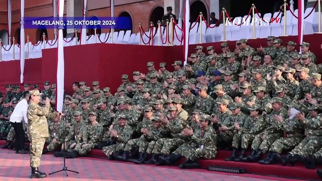 Pesan Prabowo ke Jajaran Kabinet Merah Putih di Akmil Magelang: Setialah Pada Bangsa dan Negara